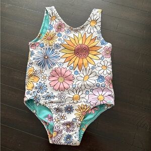 Posh Peanut Presley Jane Reversible 2T Swimsuit